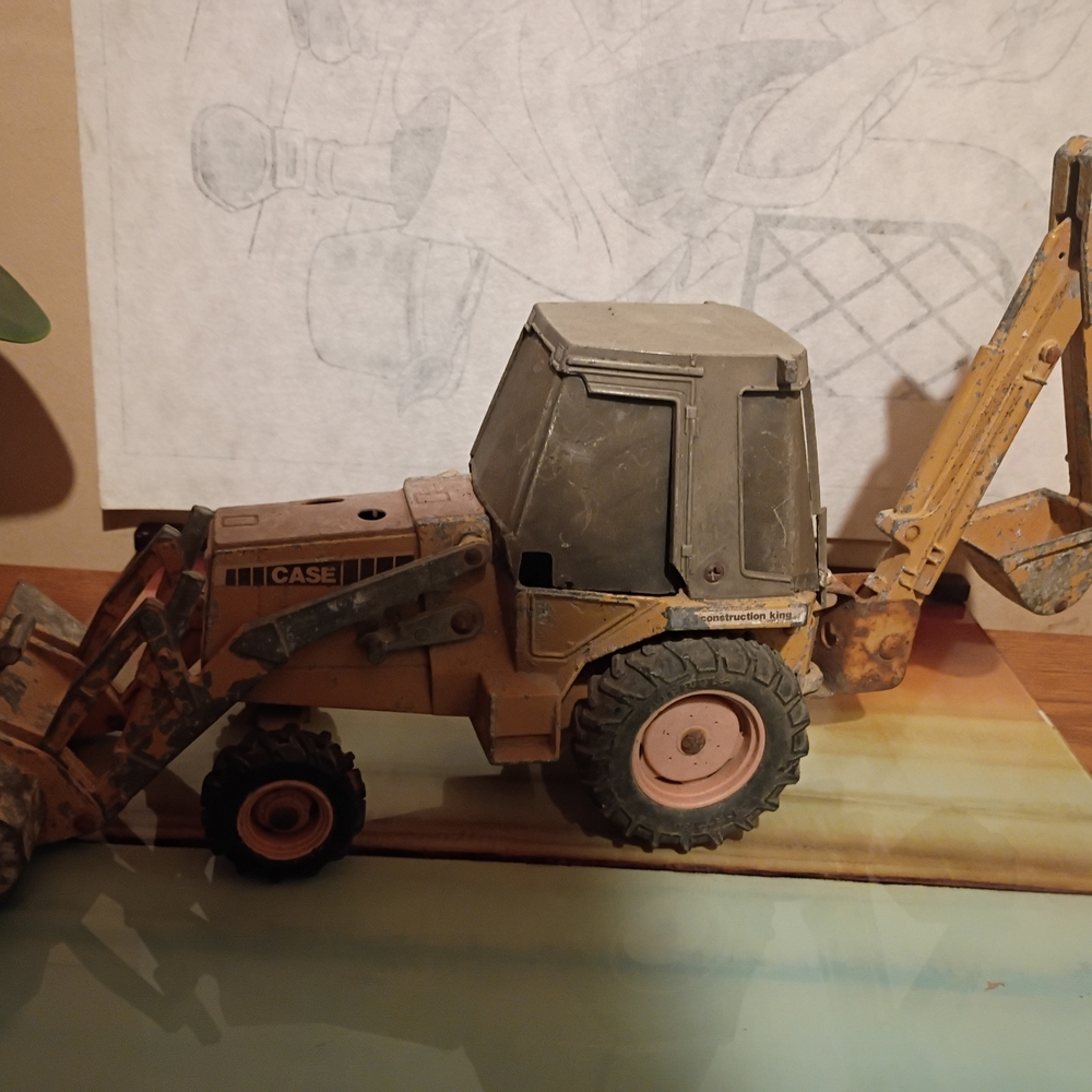 *Case* TOY Construction King Loader
